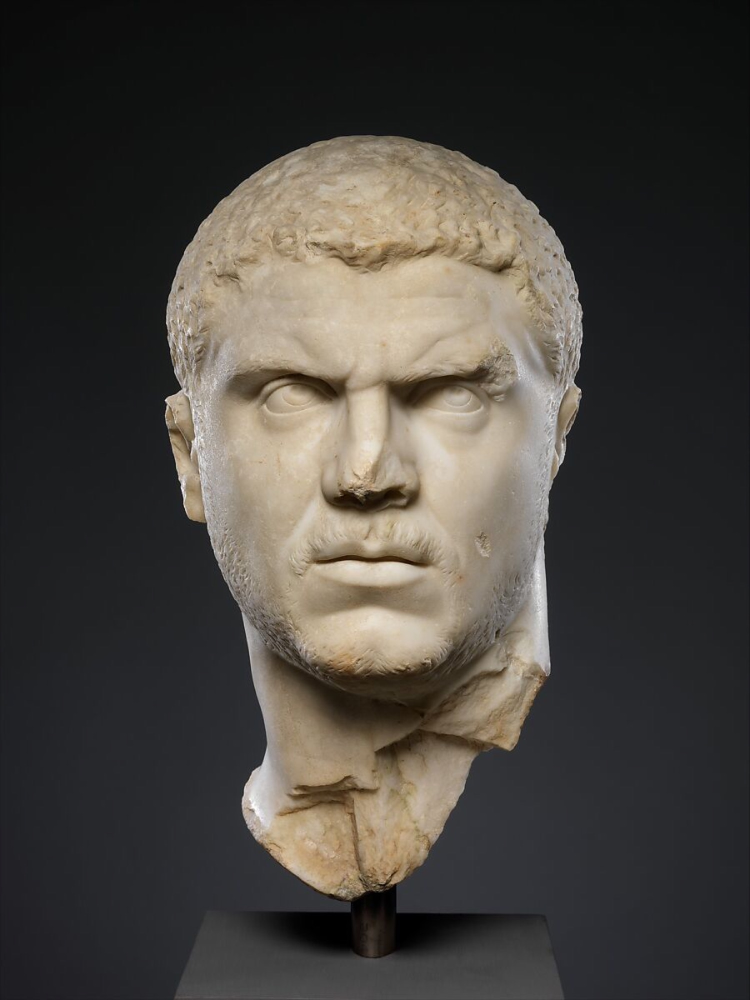 Roman marble portrait of the emperor Caracalla
